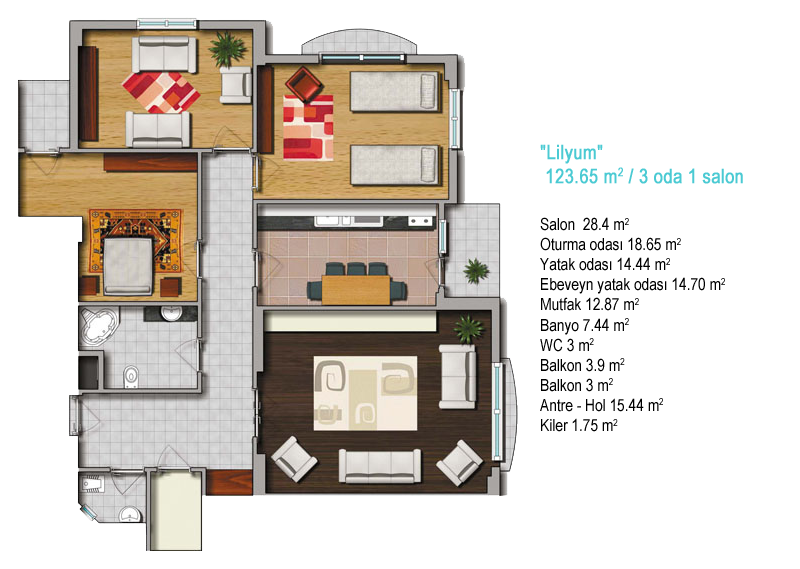 konut tipleri, lilyum